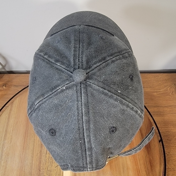 DK Caps Panama City Beach Florida Charcoal Gray Black Ball cap - Picture 8 of 17